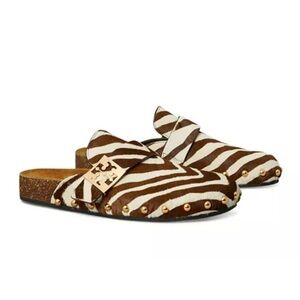 Tory Burch Mellow Stud Hair Calf Mule